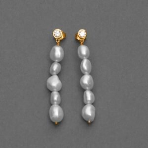 Pearl and Diamonds Earrings – Elegant and Luxurious Design