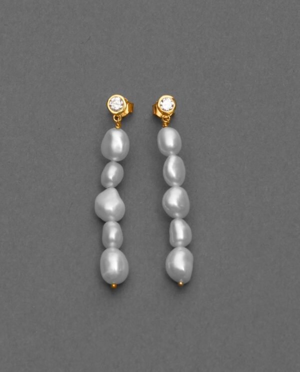 Pearl and Diamonds Earrings – Elegant and Luxurious Design