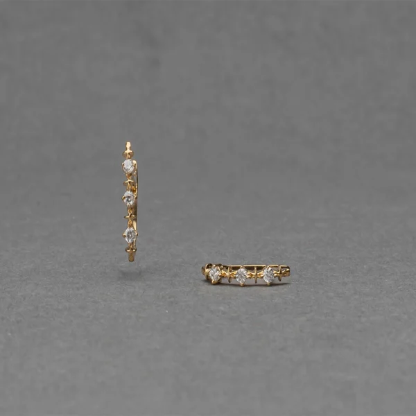 Sterling Silver Diamond Earring – Sparkling Elegance and Timeless Beauty