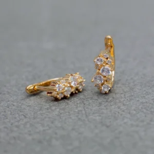 Sterling Silver Cluster Earring – Elegant and Dazzling Jewelry